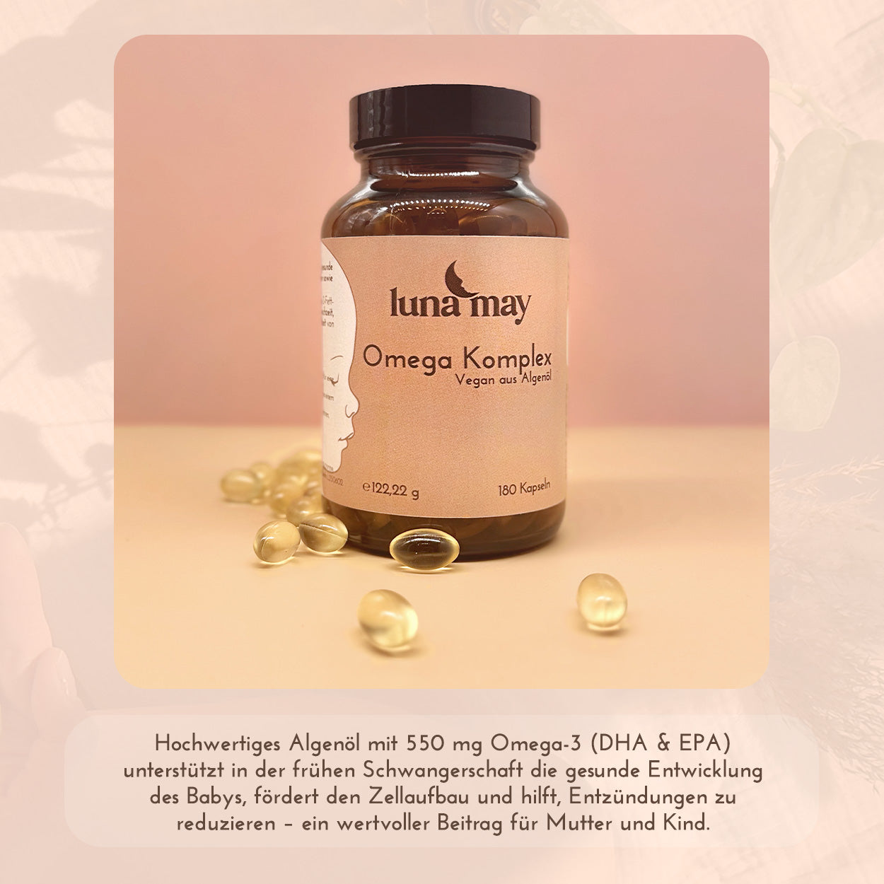 Omega 3 Vegan für Frühschwangerschaft